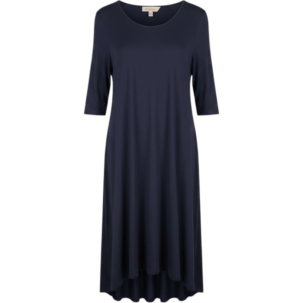 Philosophy Dresses Navy Blue Swing Dress Womens Small 3/4 Sleeve NWT